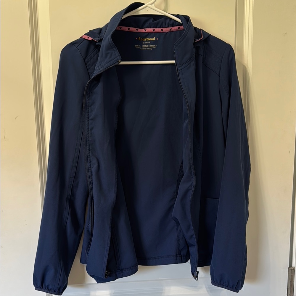 Women's Blue Scrub Jacket - Picture 6 of 8